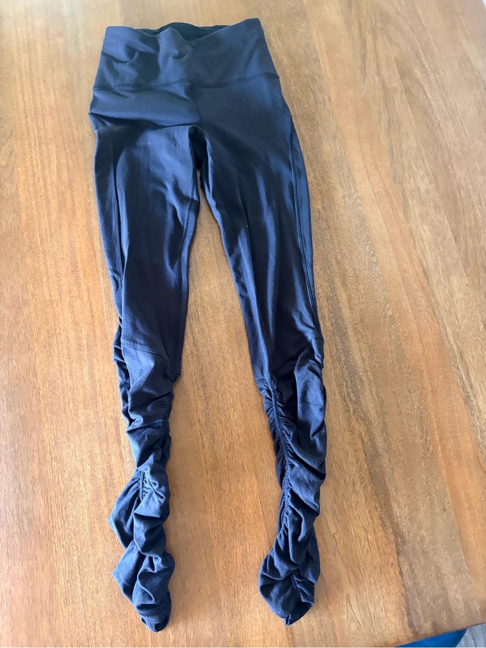 High-Waist Black Ruched Leggings lululemon